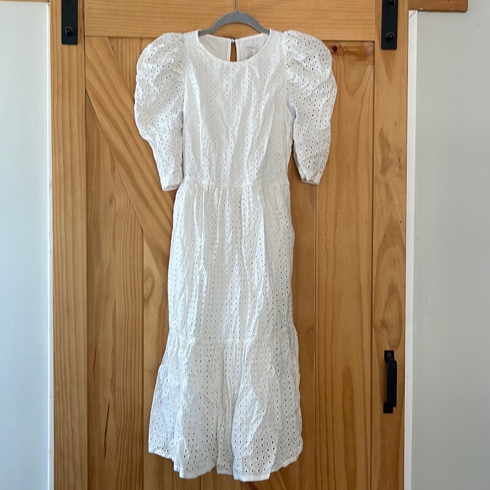 A New Day Midi Dress | Off White Eyelet | Extra Small